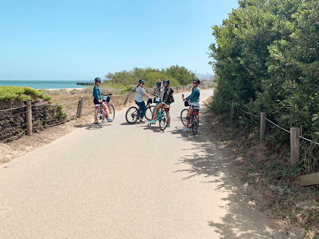 biking in San Fransisco