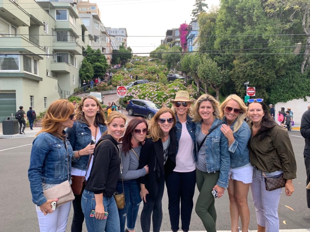 group picture in San Fransisco