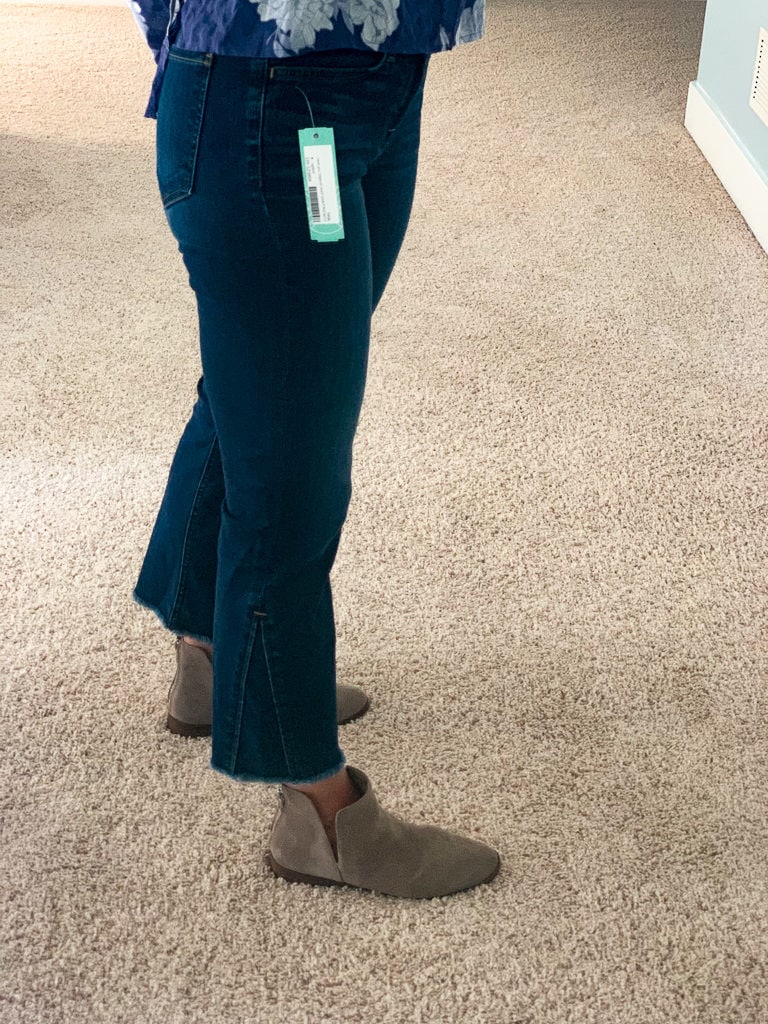 Stitch Fix Fall 2019 Review Crop Self Fabric Vent Straight Leg Jean
