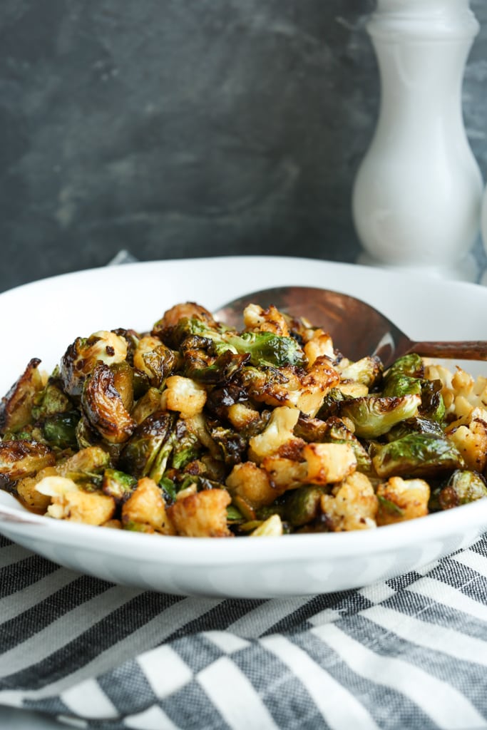 Sweet and Spicy Brussels Sprouts and Cauliflower recipe