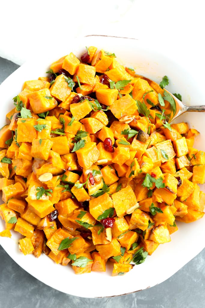 Easy Roasted Sweet Potato Salad Happy Healthy Mama