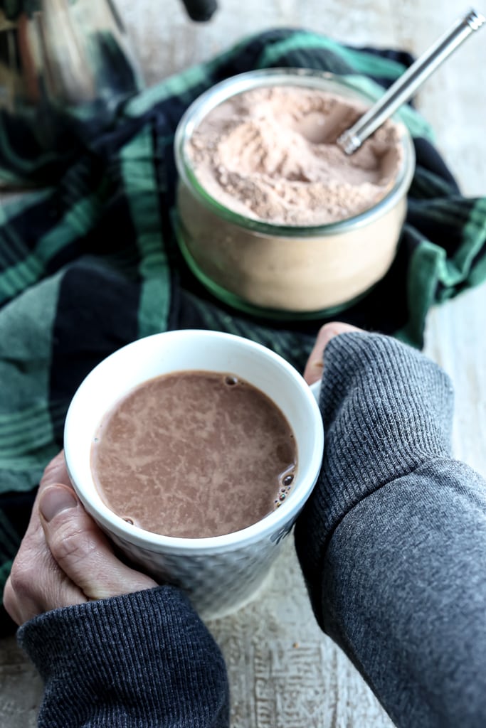 healthy Homemade Hot Chocolate Mix Recipe in a mug
