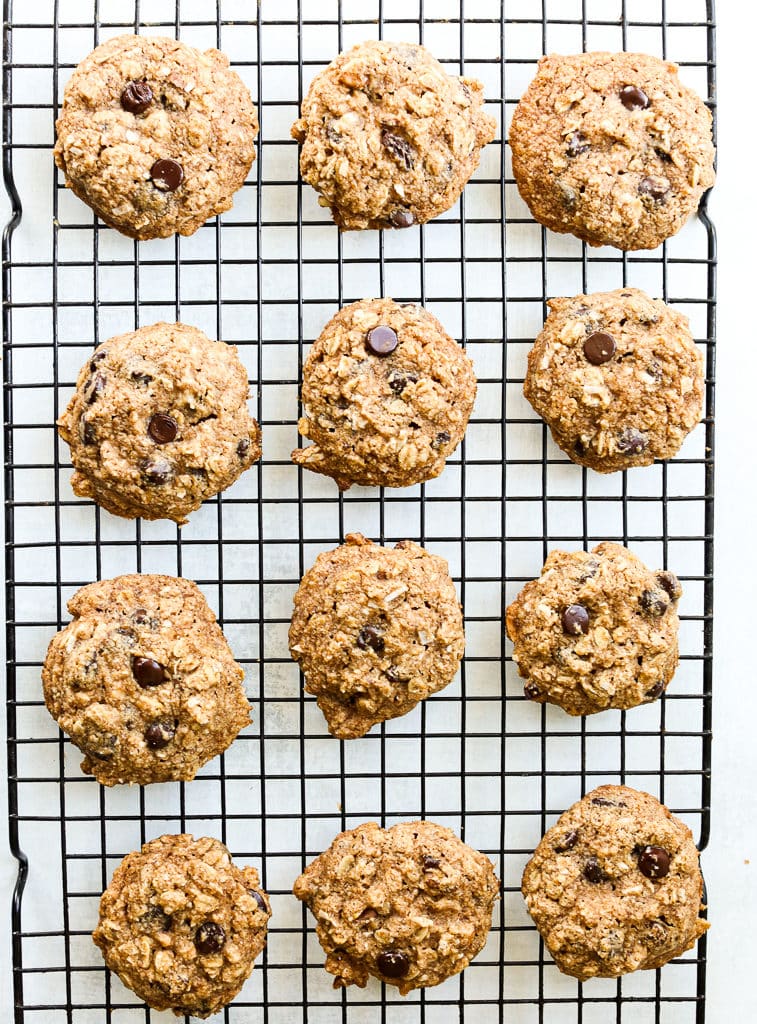 Loaded Soft Oatmeal Cookies (vegan, gluten free, and no added sugar) 