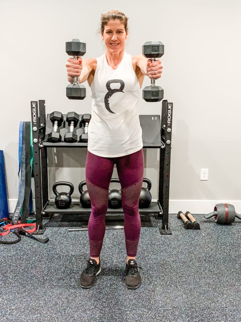 At-Home Circuit Workout Front Raises