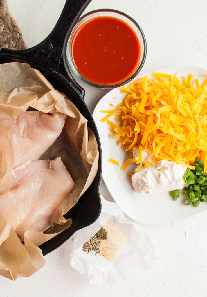 ingredients for buffalo chicken breast recipe