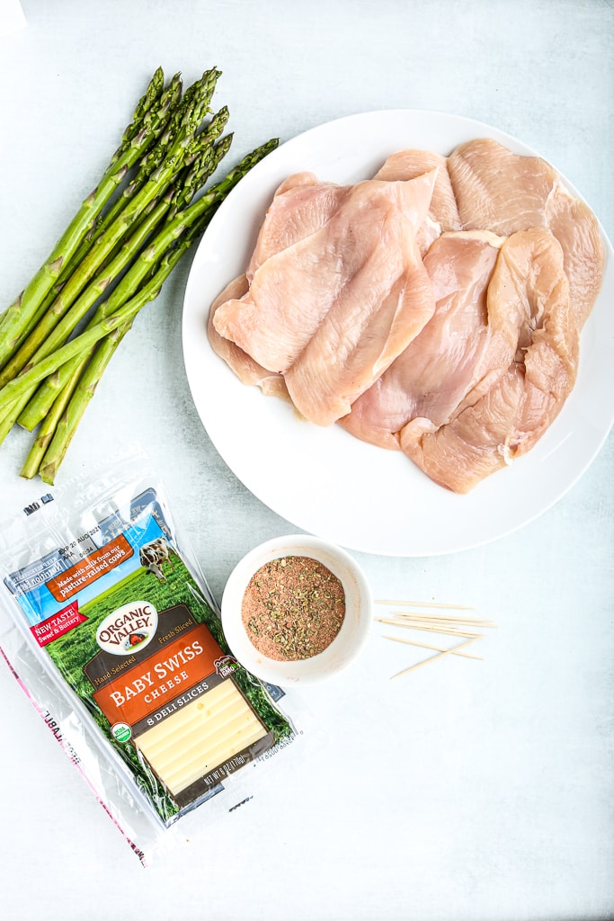 Asparagus Stuffed Chicken Breasts recipe ingredients