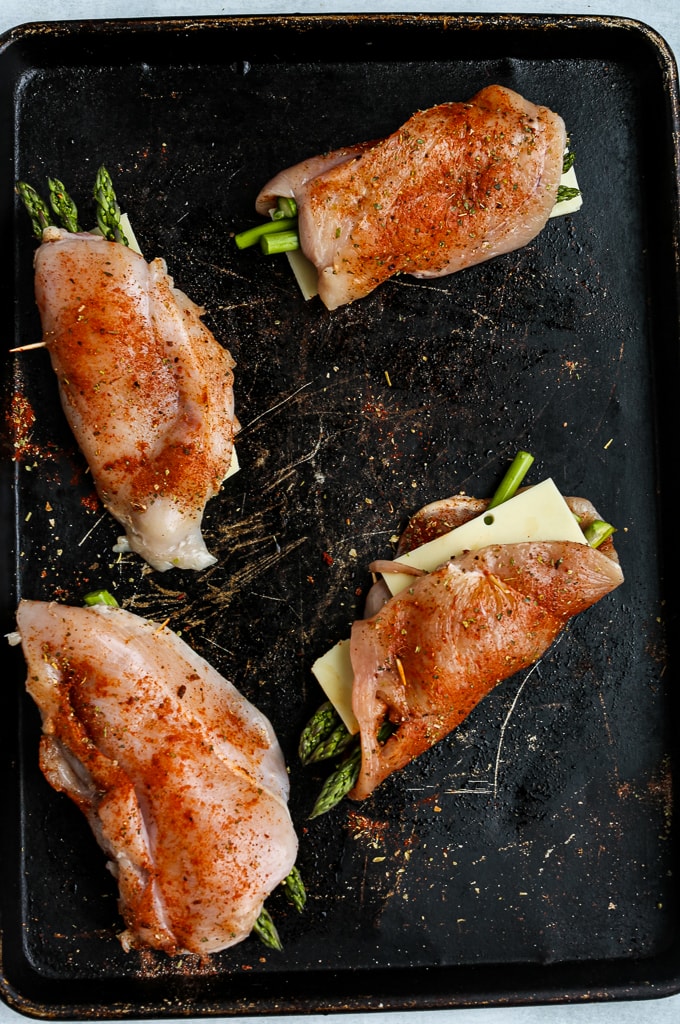 Asparagus Stuffed Chicken Breasts recipe