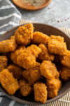 a bowl of tofu nuggets