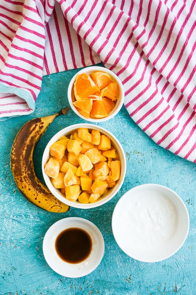 ingredients for smoothie