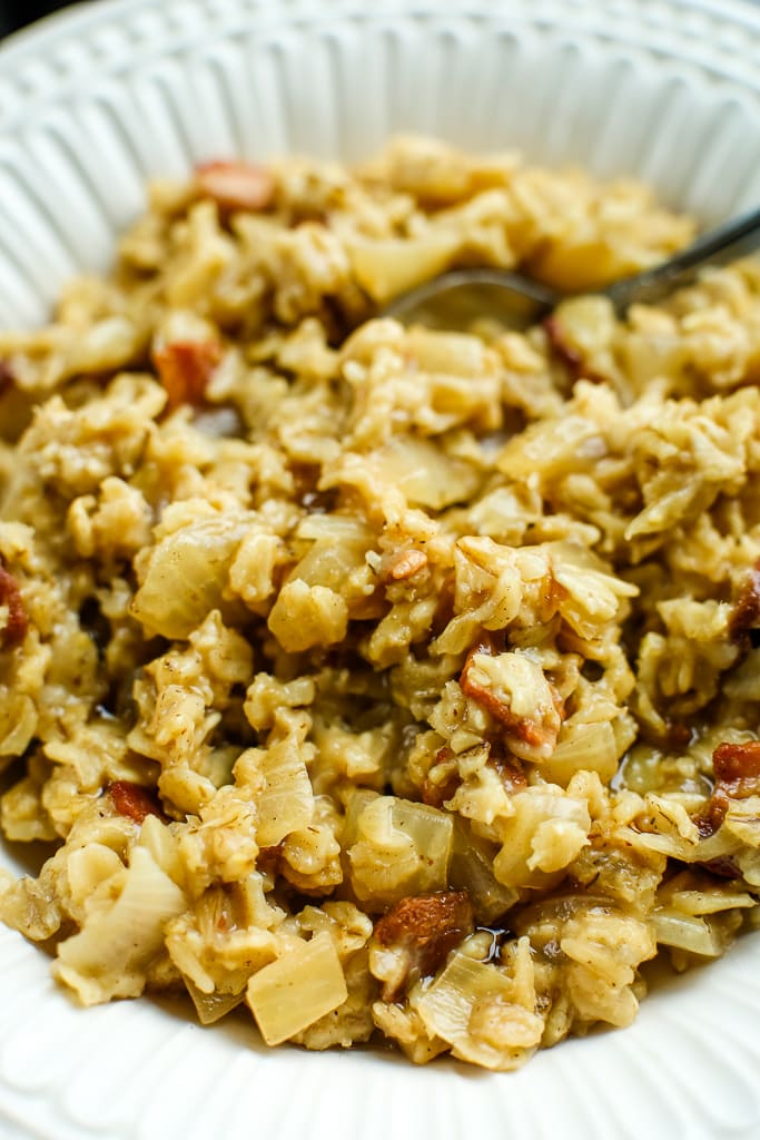 up close bowl of oatmeal