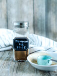 a jar of homemade pumpkin pie spice