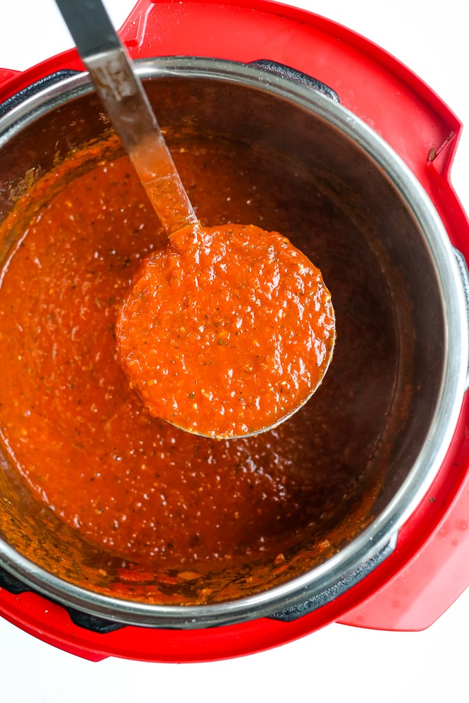 Instant pot spaghetti online sauce