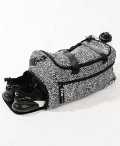 leopard print duffel bag