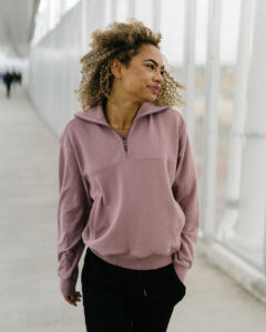 lilac colored pull over