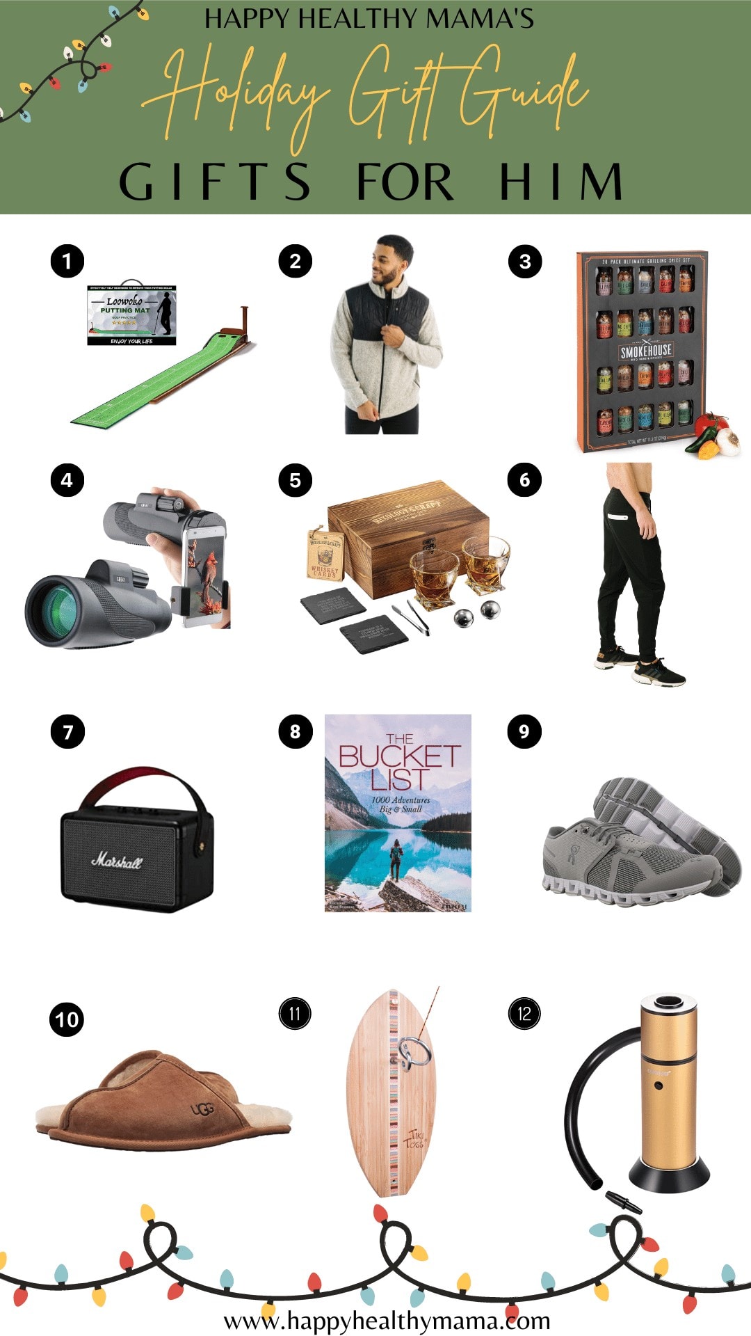 2022 Holiday Gift Guide - Gifts for Him | LivingLesh - a lifestyle blog