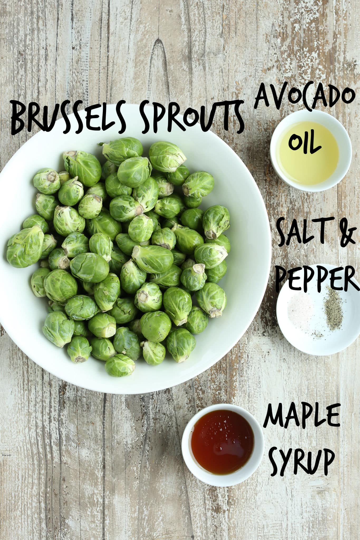 Maple Brussels Sprouts ingredients
