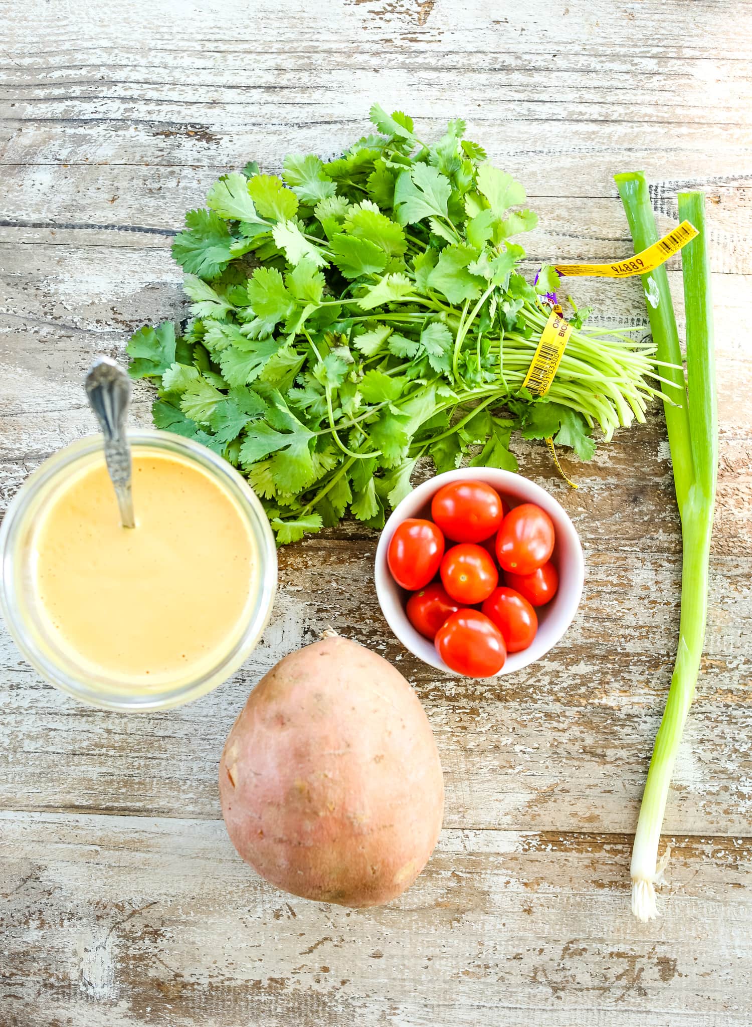 Loaded Sweet Potato Fries recipe ingredients