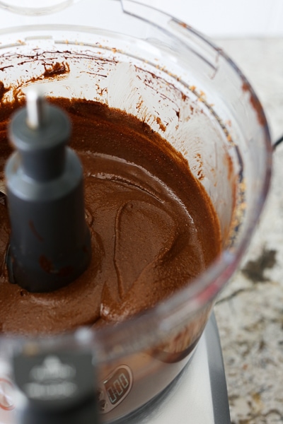Chocolate Almond Butter recipe in the food processor