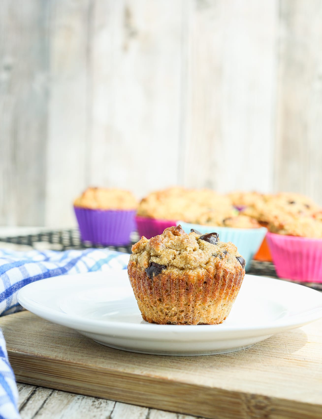 almond flour banana muffins