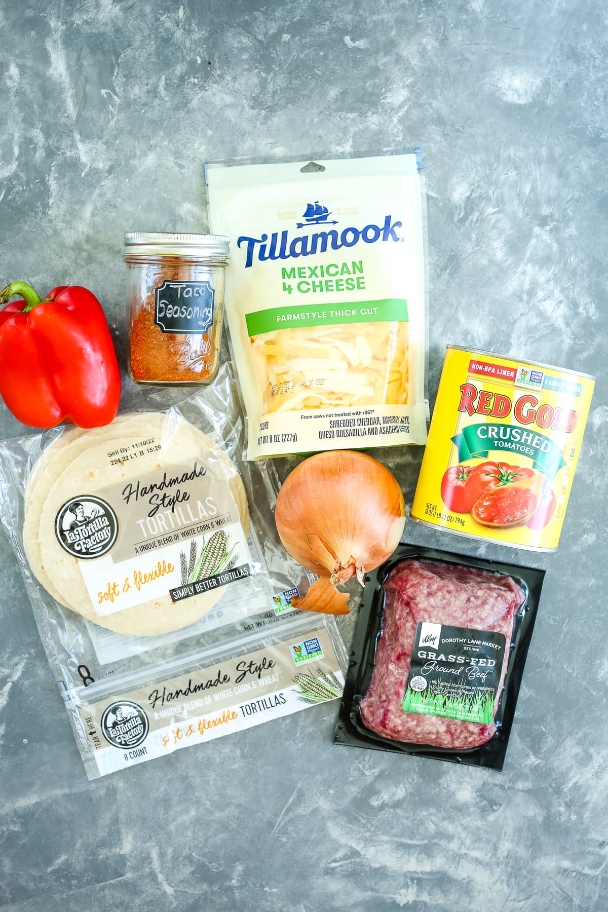 Taco Casserole recipe ingredients