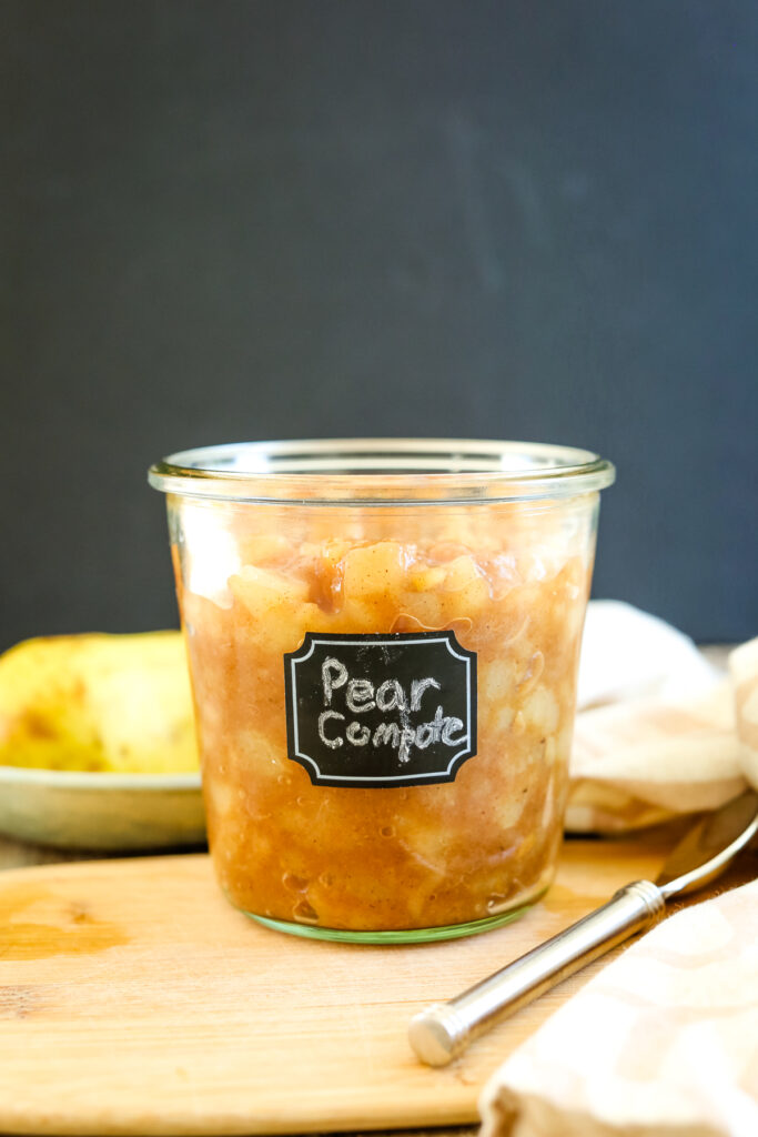 Pear Compote: Simple + Delicious Recipe - Happy Healthy Mama