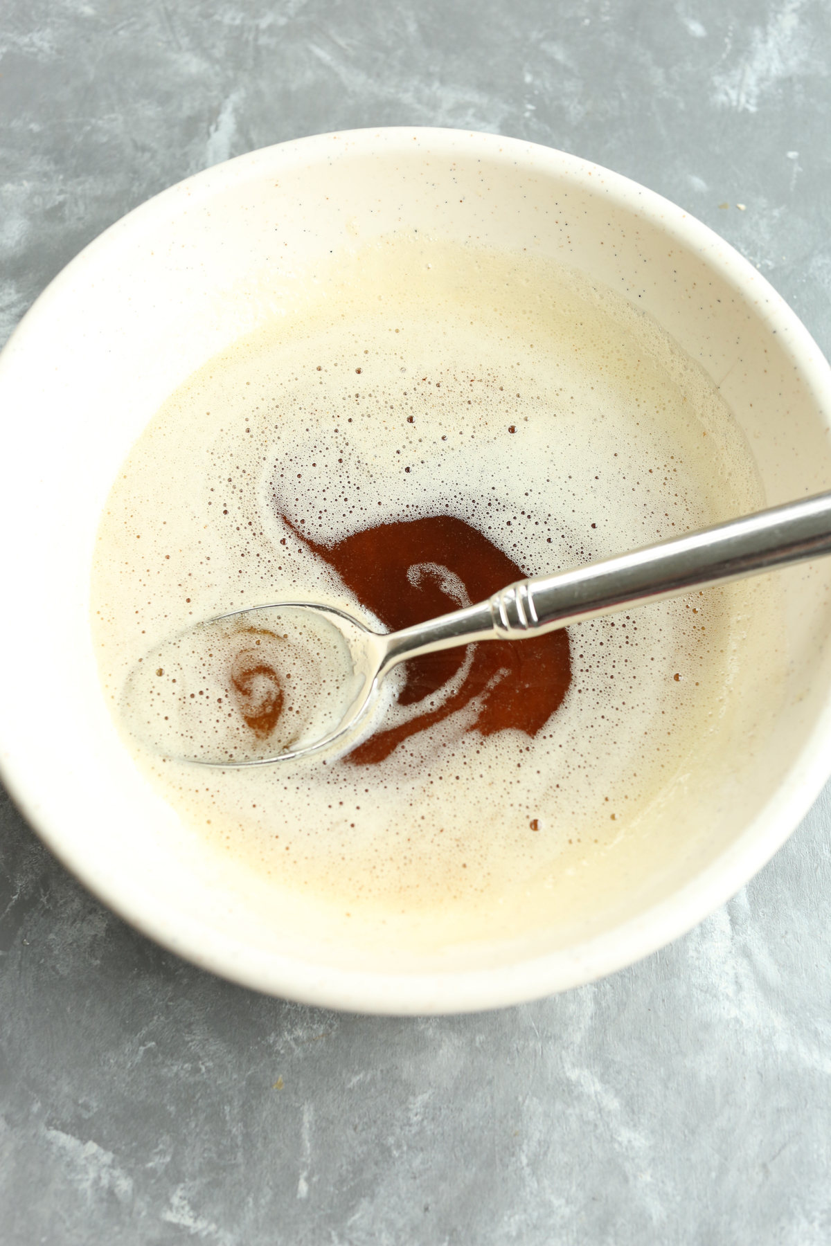 brown butter in a bowl