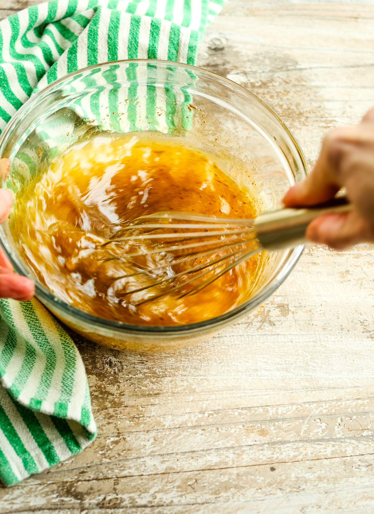 stirring ingredients for homemade cough syrup