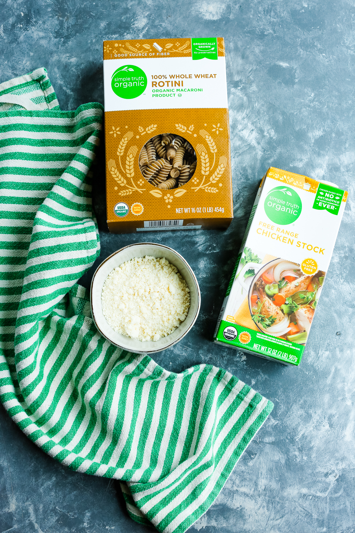 ingredients for Instant Pot pasta