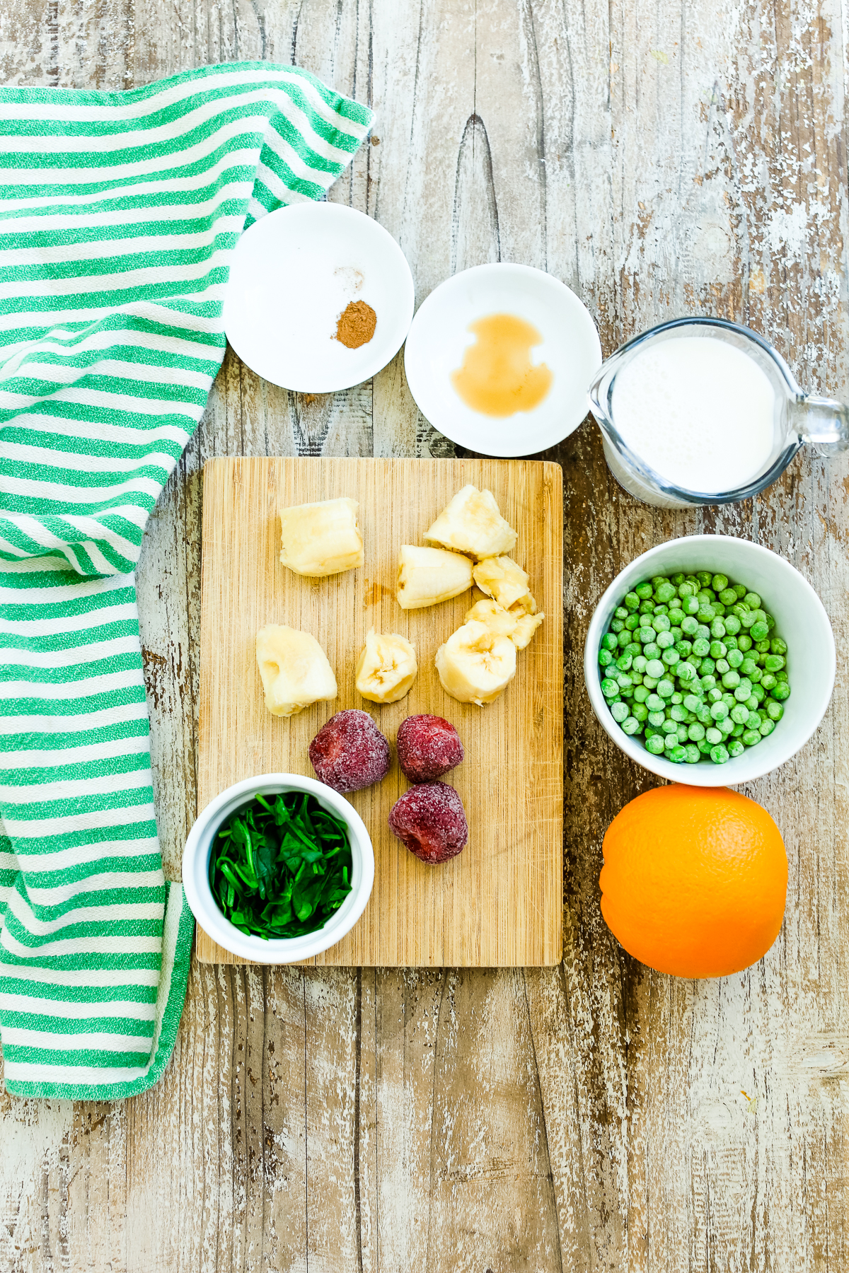 ingredients for iron rich smoothie recipe