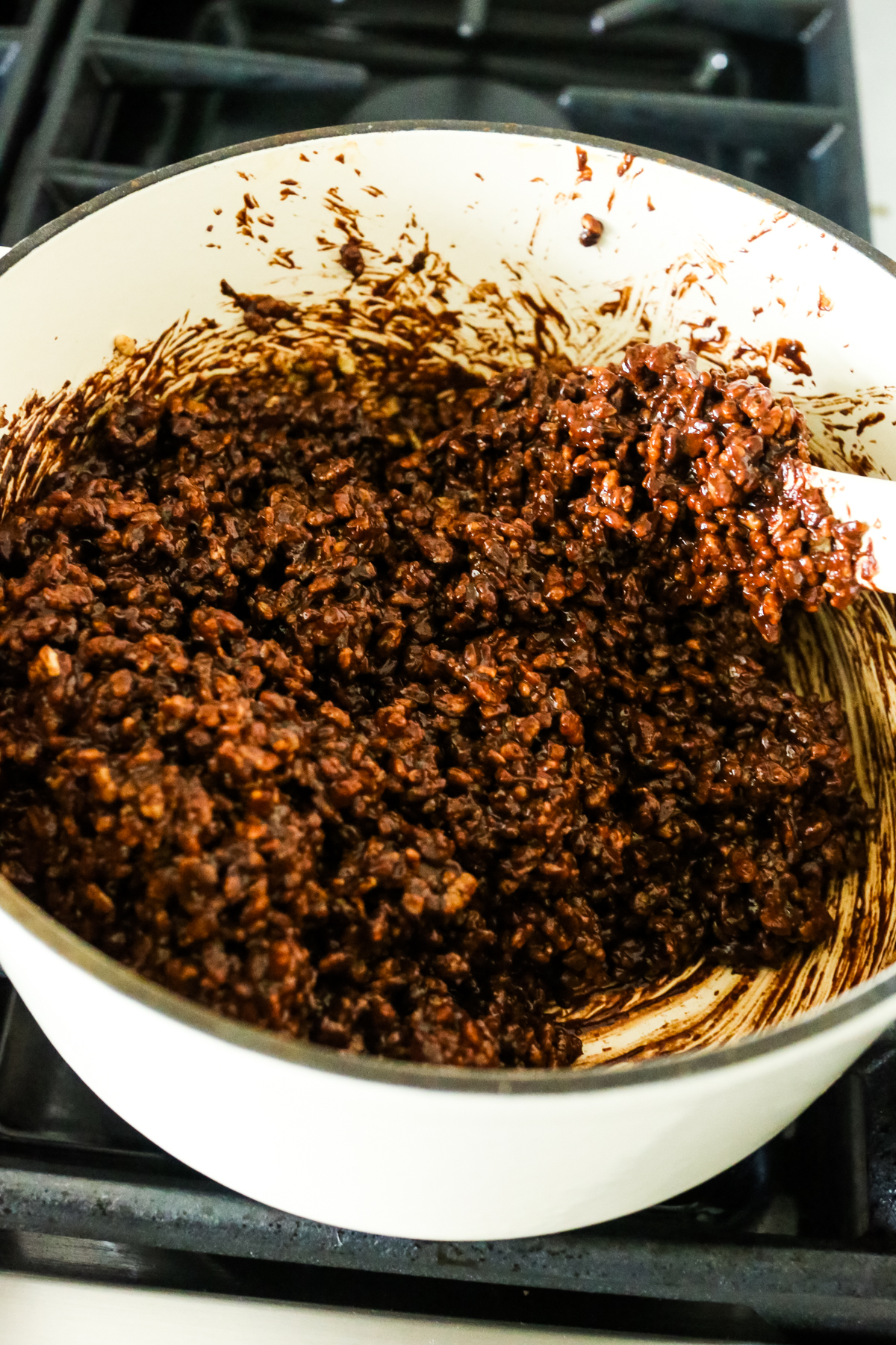 chocolate with brown rice cereal