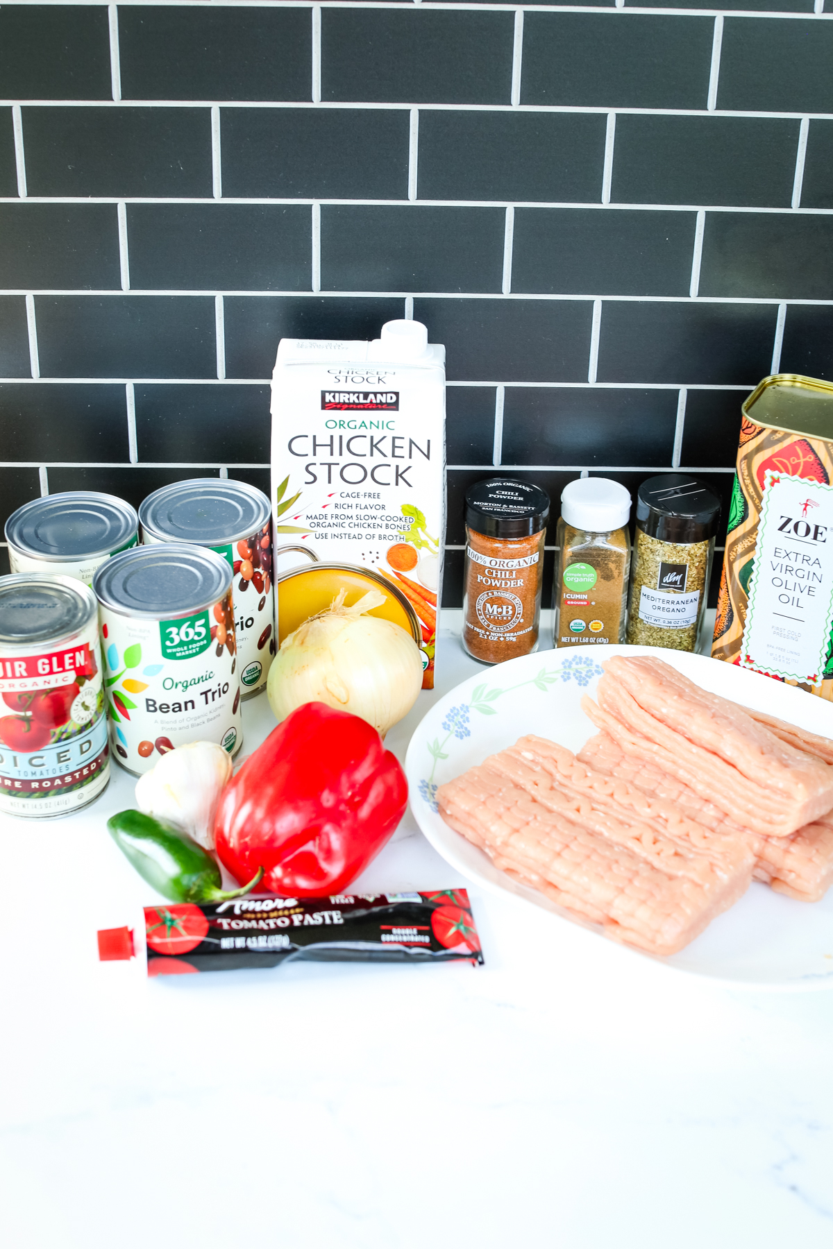 Turkey Chili Recipe ingredients 
