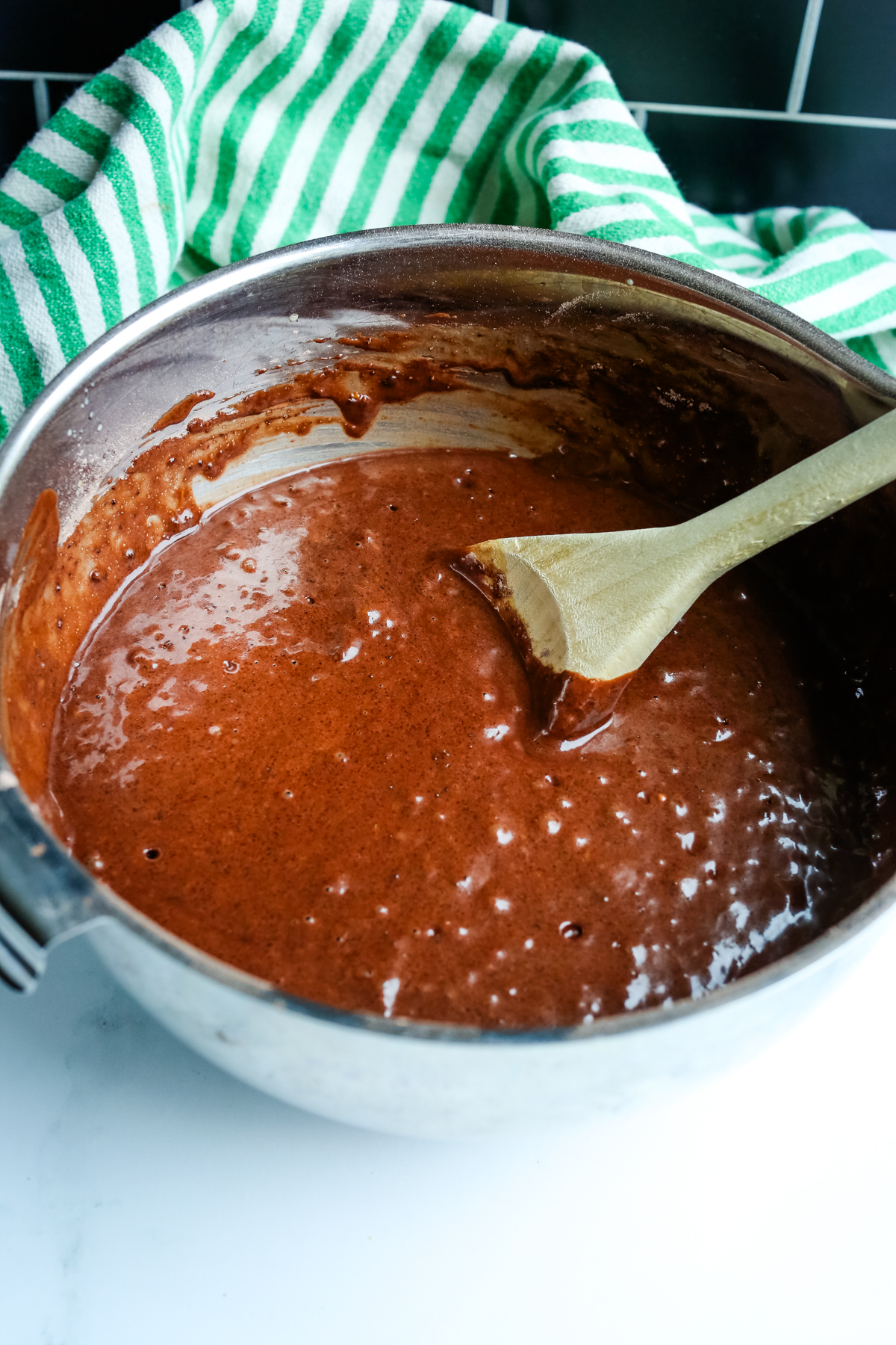 chocolate cake batter