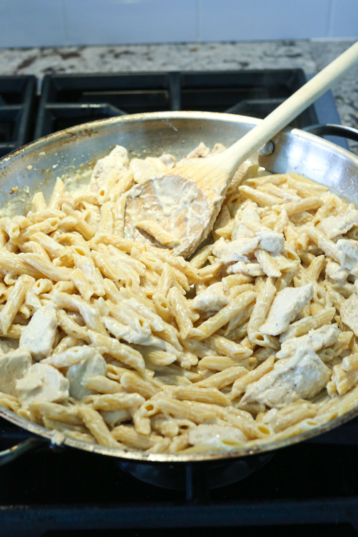 penne pasta with chicken