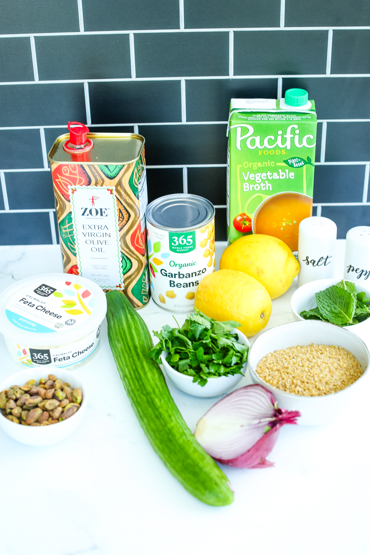 ingredients for the famous Jennifer Aniston Salad