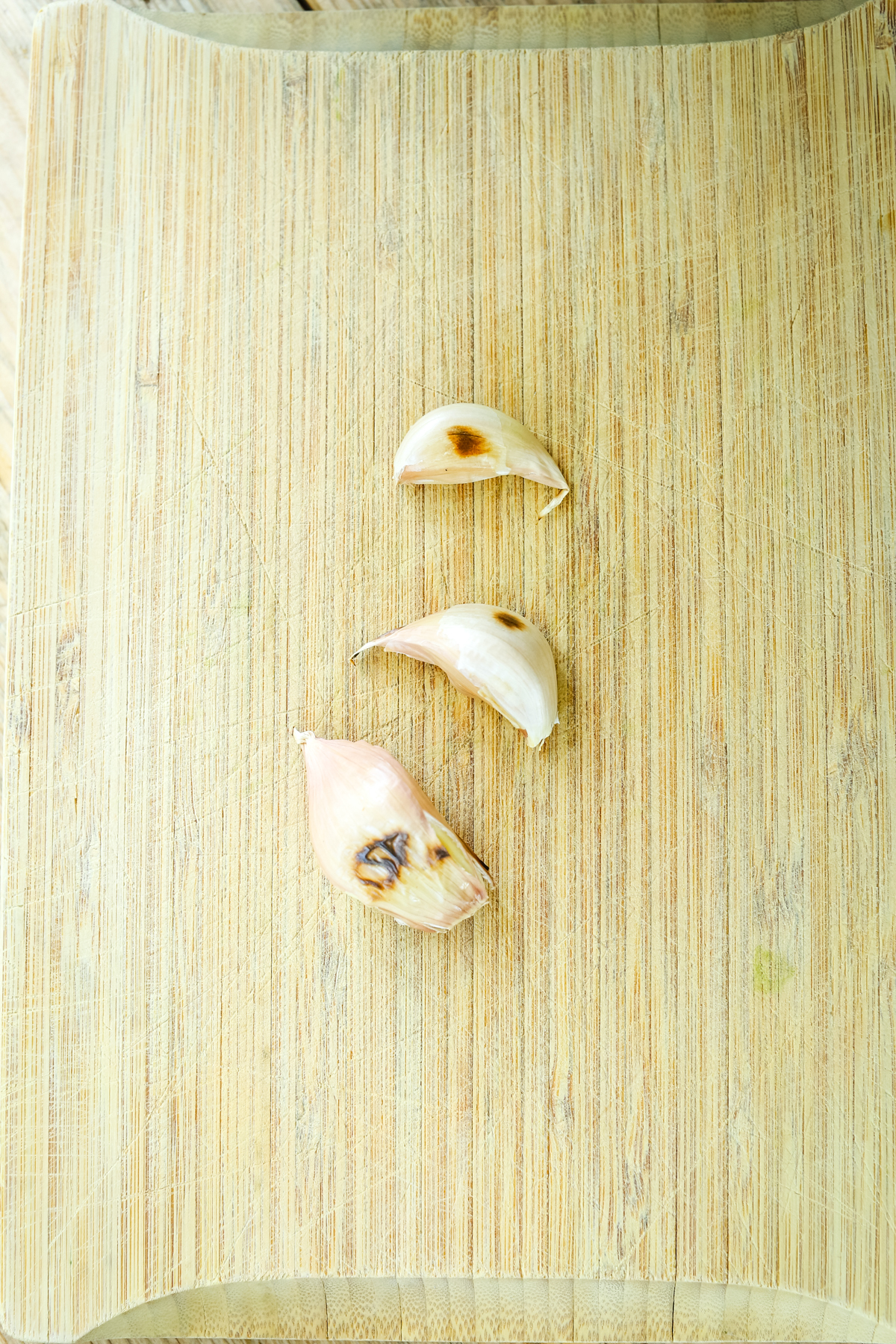unpeeled toasted garlic