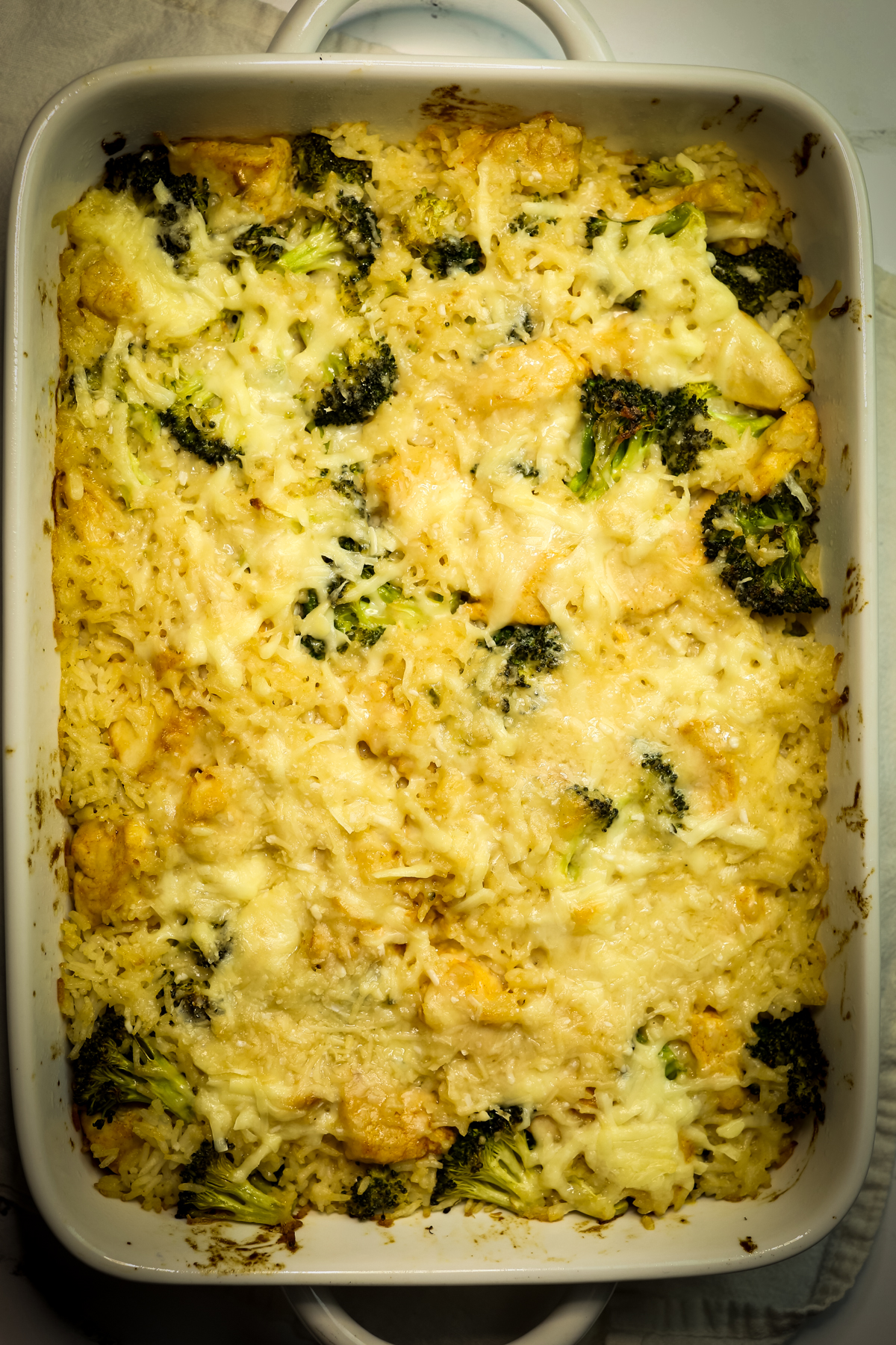 baked broccoli chicken rice casserole 