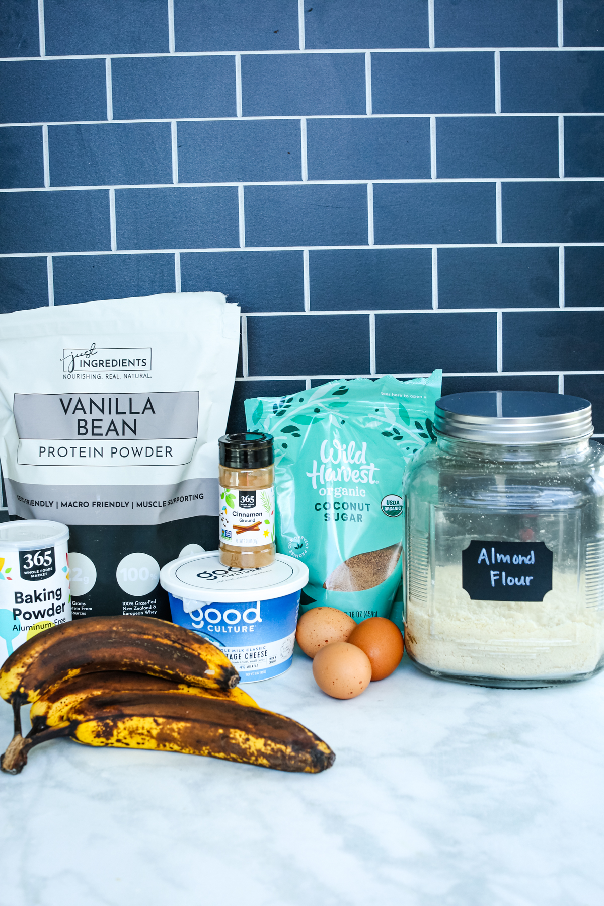 recipe ingredients for protein banana bread