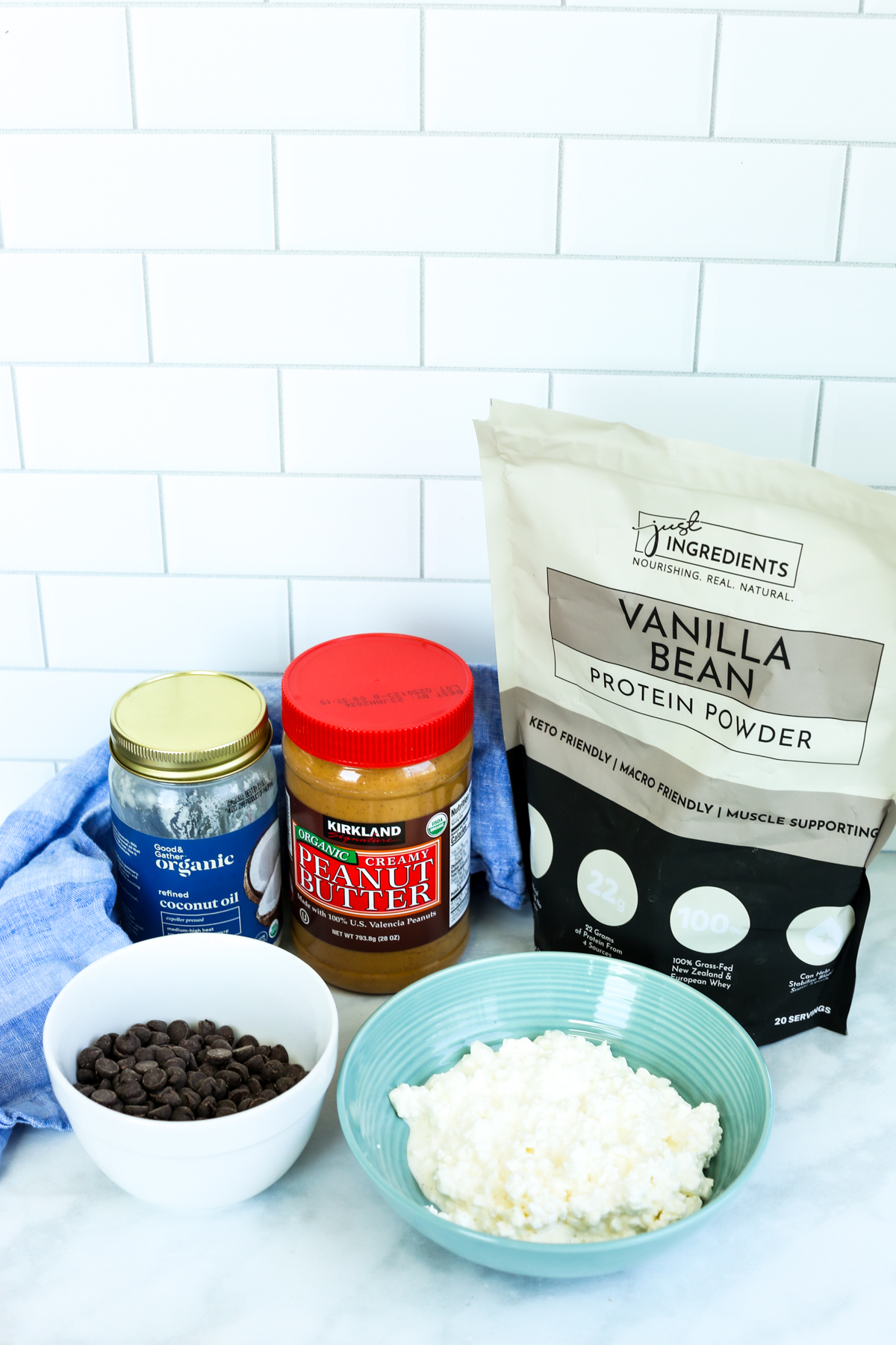 recipe ingredients on the counter