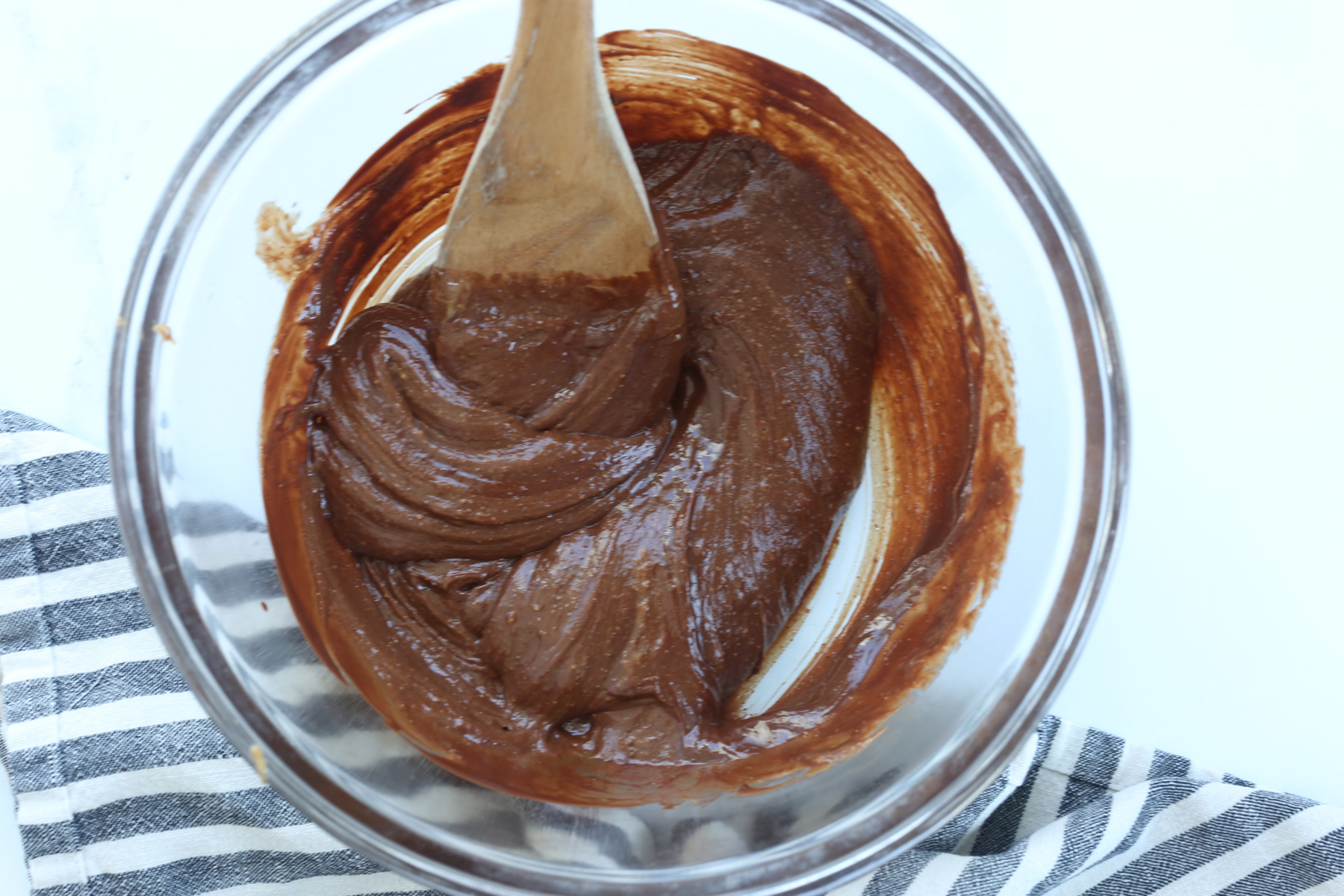 melted chocolate in a bowl