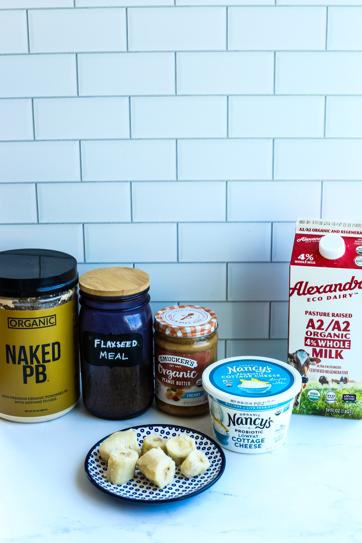 recipe ingredients on a counter