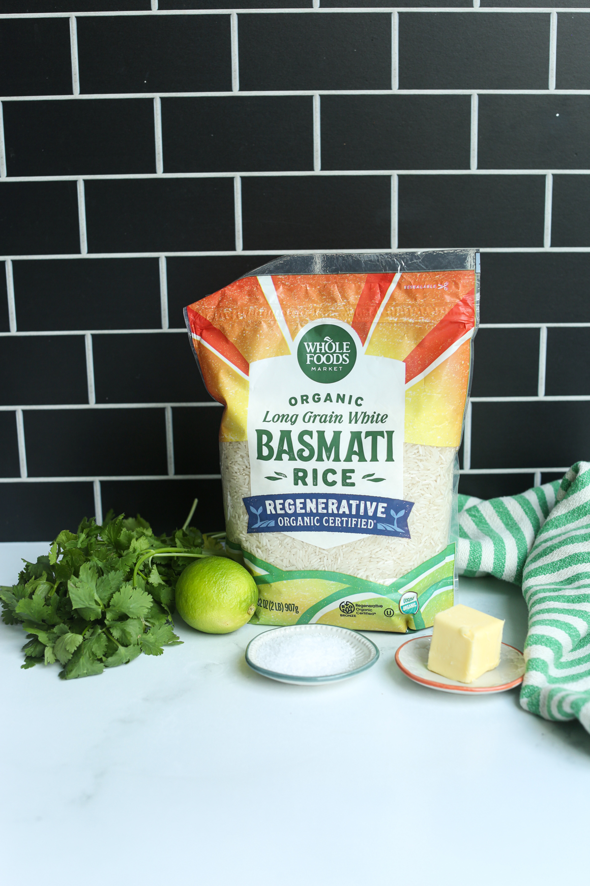 recipe ingredients on the counter