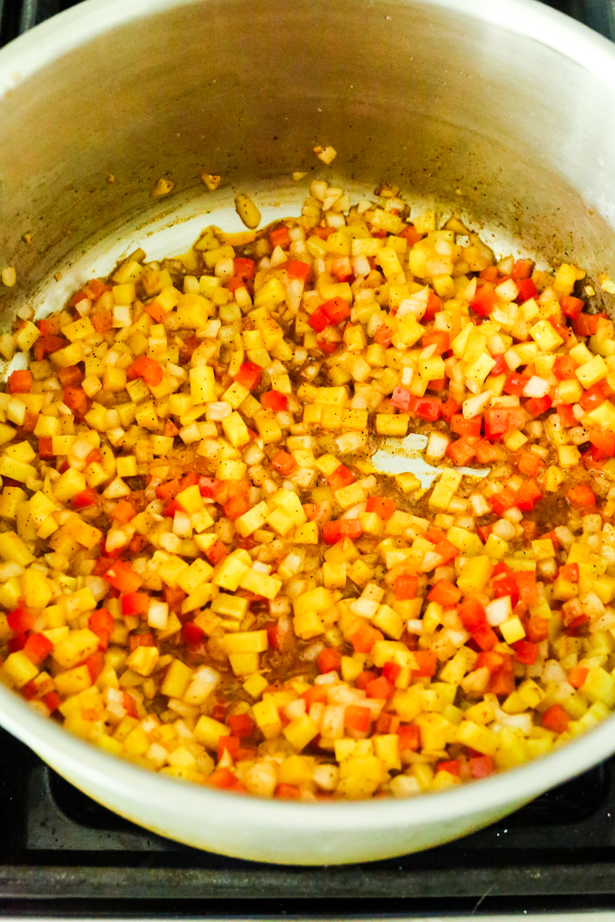 sauteing vegetables in butter